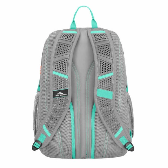High Sierra Aggro Ultimate Backpack Silver Unisex - Picture 2 of 2